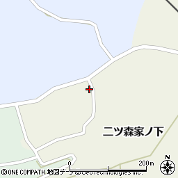 青森県上北郡七戸町二ツ森家ノ下95-1周辺の地図