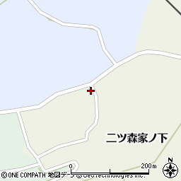 青森県上北郡七戸町二ツ森家ノ下95周辺の地図