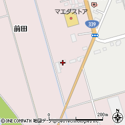 青森県北津軽郡鶴田町菖蒲川前田224周辺の地図