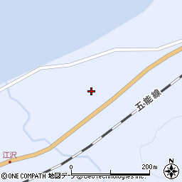 青森県深浦町（西津軽郡）柳田（江沢）周辺の地図