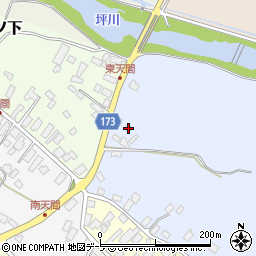 青森県上北郡七戸町天間舘荒谷13周辺の地図