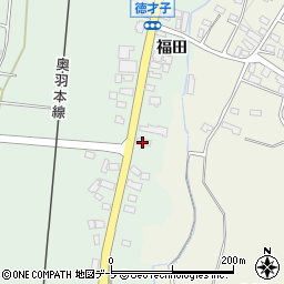 青森県青森市浪岡大字徳才子福田47周辺の地図