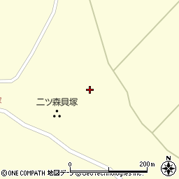 青森県上北郡七戸町貝塚家ノ前周辺の地図