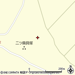 青森県七戸町（上北郡）貝塚家ノ前周辺の地図