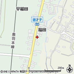 青森県青森市浪岡大字徳才子福田39-2周辺の地図