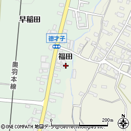 青森県青森市浪岡大字徳才子福田36周辺の地図