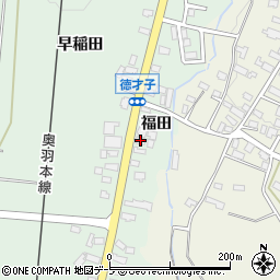 青森県青森市浪岡大字徳才子福田31周辺の地図