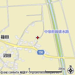 青森県北津軽郡鶴田町瀬良沢篠田211周辺の地図
