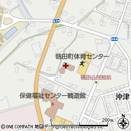 鶴田町公民館周辺の地図