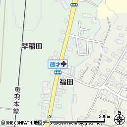 青森県青森市浪岡大字徳才子福田26周辺の地図
