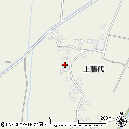 青森県鶴田町（北津軽郡）木筒（上藤代）周辺の地図