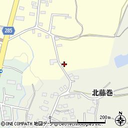 青森県青森市浪岡大字大釈迦山田160-1周辺の地図