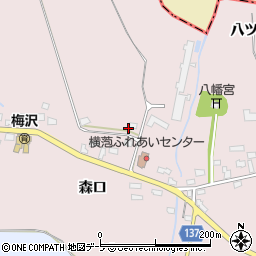 青森県北津軽郡鶴田町横萢松倉148周辺の地図