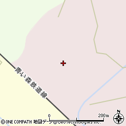 青森県上北郡七戸町堰合周辺の地図