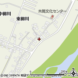 青森県北津軽郡鶴田町木筒上柳川8周辺の地図