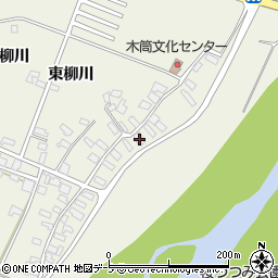 青森県北津軽郡鶴田町木筒上柳川19周辺の地図