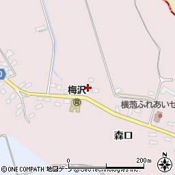 青森県北津軽郡鶴田町横萢松倉8周辺の地図