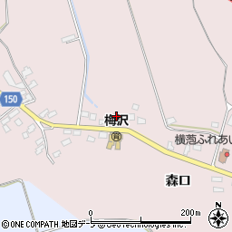 青森県北津軽郡鶴田町横萢松倉9周辺の地図