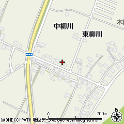 青森県北津軽郡鶴田町木筒中柳川周辺の地図
