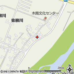 青森県北津軽郡鶴田町木筒上柳川20周辺の地図