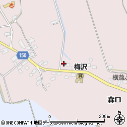 青森県北津軽郡鶴田町横萢松倉174周辺の地図