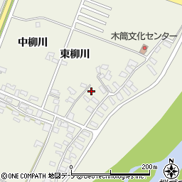 青森県北津軽郡鶴田町木筒上柳川10周辺の地図