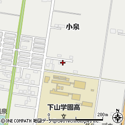 青森県鶴田町（北津軽郡）鶴田（小泉）周辺の地図