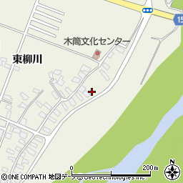 青森県北津軽郡鶴田町木筒上柳川22周辺の地図