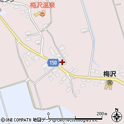 青森県北津軽郡鶴田町横萢松倉35-1周辺の地図