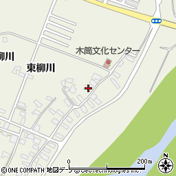 青森県北津軽郡鶴田町木筒上柳川17周辺の地図