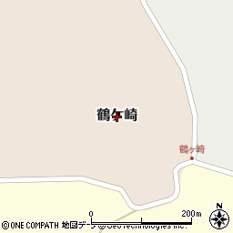 青森県東北町（上北郡）鶴ケ崎周辺の地図