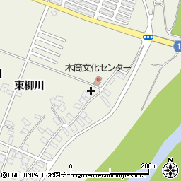青森県北津軽郡鶴田町木筒上柳川33周辺の地図
