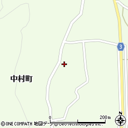 青森県西津軽郡鰺ヶ沢町中村町中山ノ井周辺の地図