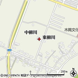 青森県北津軽郡鶴田町木筒周辺の地図