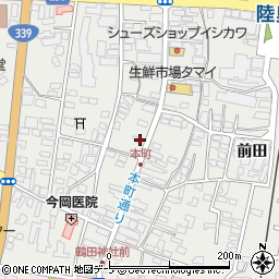 高嶋洋品店周辺の地図