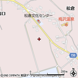 青森県北津軽郡鶴田町横萢森口周辺の地図