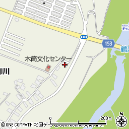 青森県北津軽郡鶴田町木筒上柳川27周辺の地図