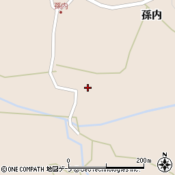 青森県青森市孫内山辺13周辺の地図