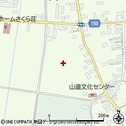 青森県北津軽郡鶴田町山道周辺の地図