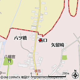 青森県北津軽郡鶴田町横萢燕口周辺の地図