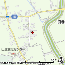 青森県北津軽郡鶴田町山道小泉121周辺の地図