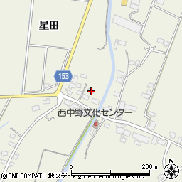 青森県北津軽郡鶴田町木筒星田周辺の地図