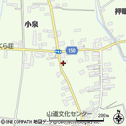 青森県北津軽郡鶴田町山道小泉93周辺の地図