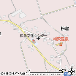 青森県北津軽郡鶴田町横萢松倉59周辺の地図