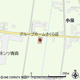 青森県北津軽郡鶴田町山道小泉301周辺の地図