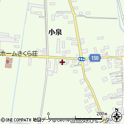 青森県北津軽郡鶴田町山道小泉61周辺の地図
