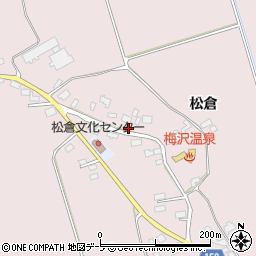 青森県北津軽郡鶴田町横萢松倉62周辺の地図