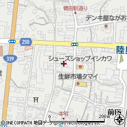 青森銀行鶴田支店 ＡＴＭ周辺の地図