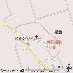 青森県北津軽郡鶴田町横萢松倉92-3周辺の地図