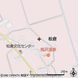 青森県北津軽郡鶴田町横萢松倉64周辺の地図